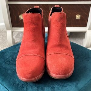 Sorel Women's Vibrant Red Ankle Booties